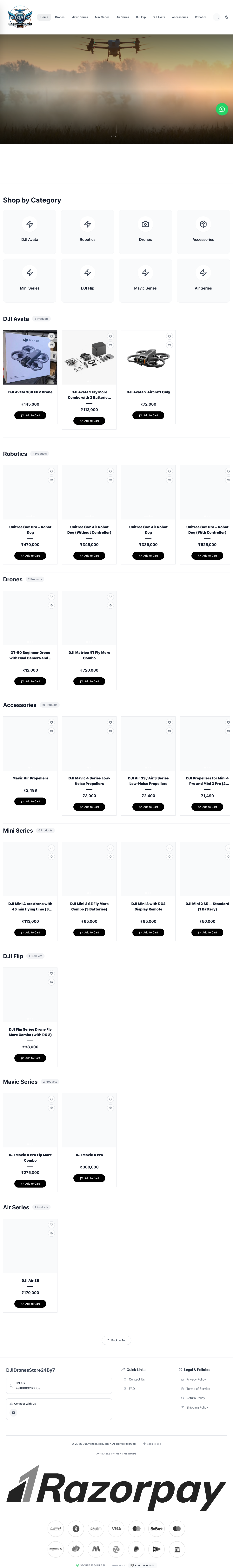 DJI Drones Store screenshot